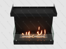 Встроенный биокамин Lux Fire Фронтальный 700 М
