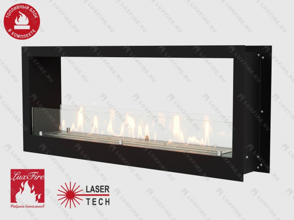 Встроенный биокамин Lux Fire Сквозной 1130 S