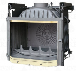 Топка DECO 740 DO BR подъёмный механизм дверцы латунный фасад