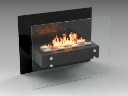 Напольный биокамин Lux Fire &amp;quot;Сенатор&amp;quot; 1200