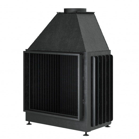 Открытая каминная топка FLAT 100/80